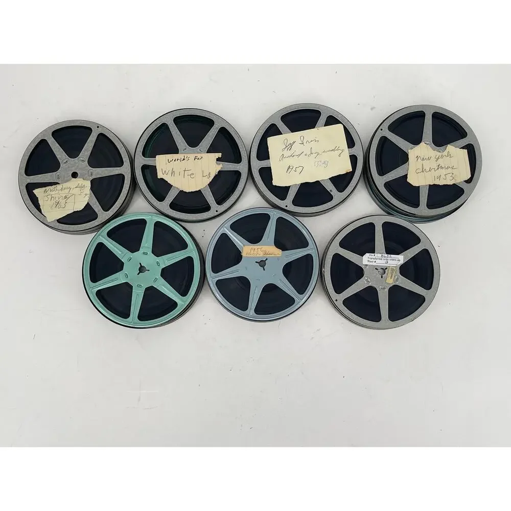 Vintage 8mm Home Movie Film Reel Lot 7 Reels Films Estate Find